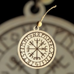 Boule de noël personnalisable runes