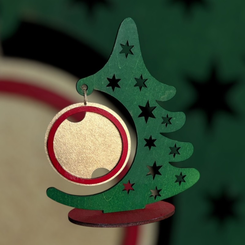 Sapin sur socle personnalisable