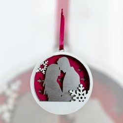 Boule personnalisable de noël