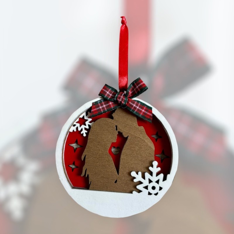 Boule personnalisable de noël