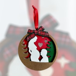 Boule de noël personnalisable