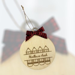 boule de noël personnalisable pour maitresse
