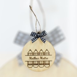 boule de noël personnalisable pour maitresse