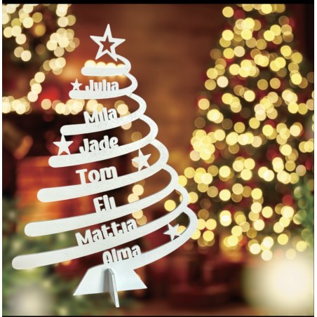 Sapin sur socle personnalisable