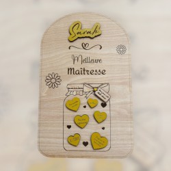 cadre maitresse personnalisé