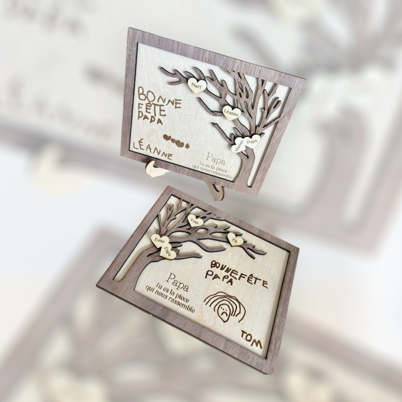 cadre personnalisable fête des péres