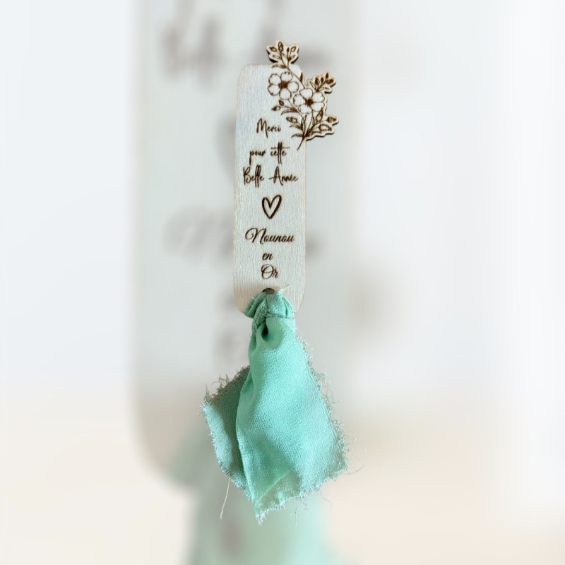 Marque page nounou personnalisable